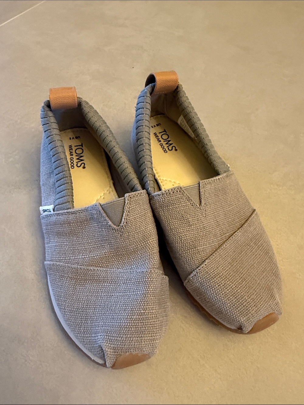 Toms Kids Gray Dress Shoes